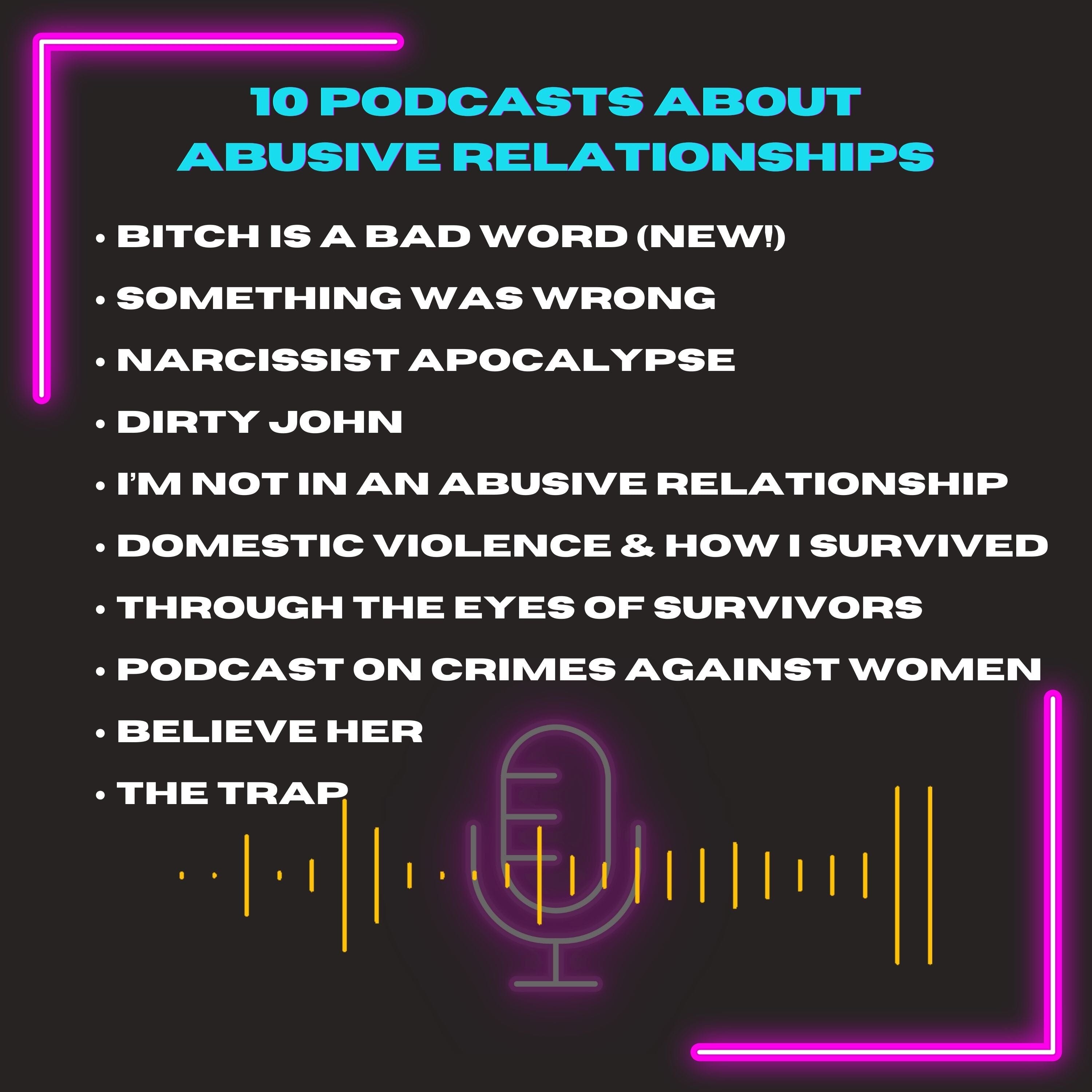 Top 10 Podcasts Dealing with Domestic Abuse