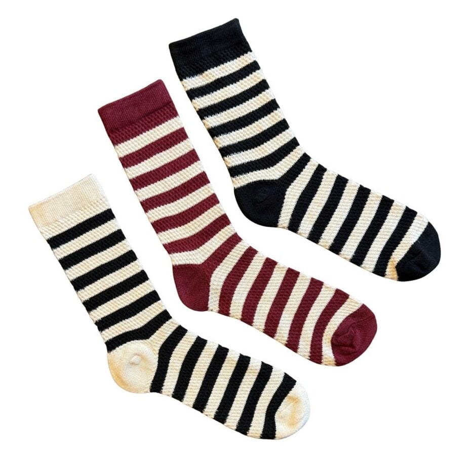 Back to Basics mismatched women's crew socks | Anyway Socks