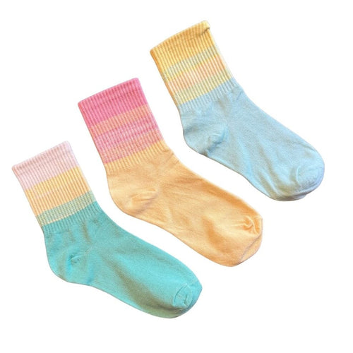 Women's Crew Socks - Easy Does It / Women's Shoe Size 6 to 9