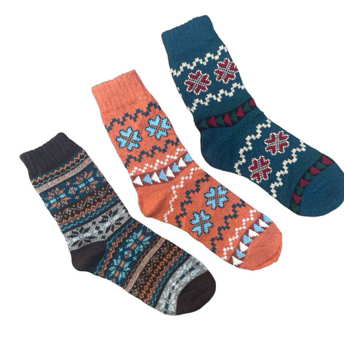 Nordic Crew Socks - Evening Shade / Women's Shoe Size 6 to 9