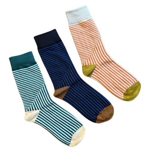 Women's Crew Socks - Get in Line / Women's Shoe Size 6 to 9