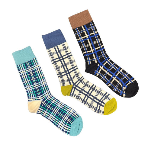 Men's Crew Socks - Gridlock / Men's Shoe Size 6 to 12