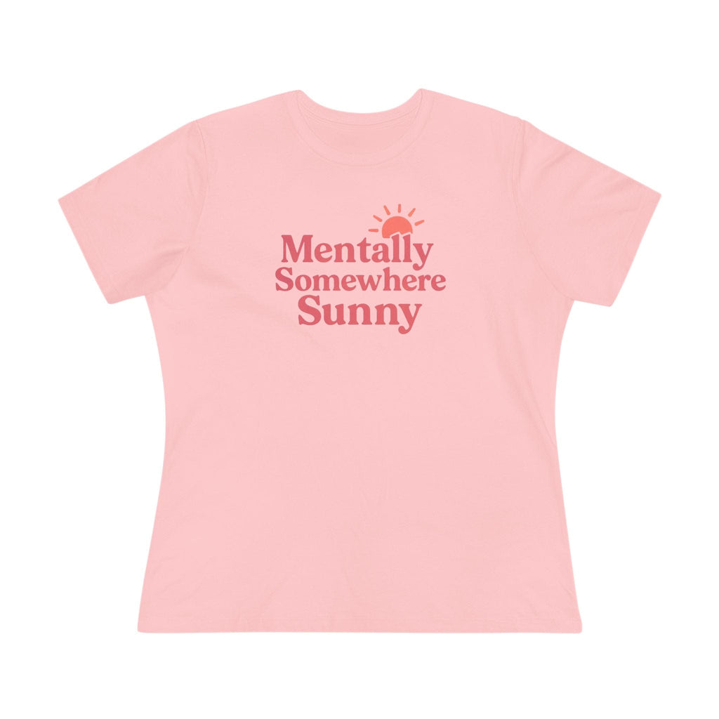 Mentally Somewhere Sunny (Coral) Anyway Socks Pink S 
