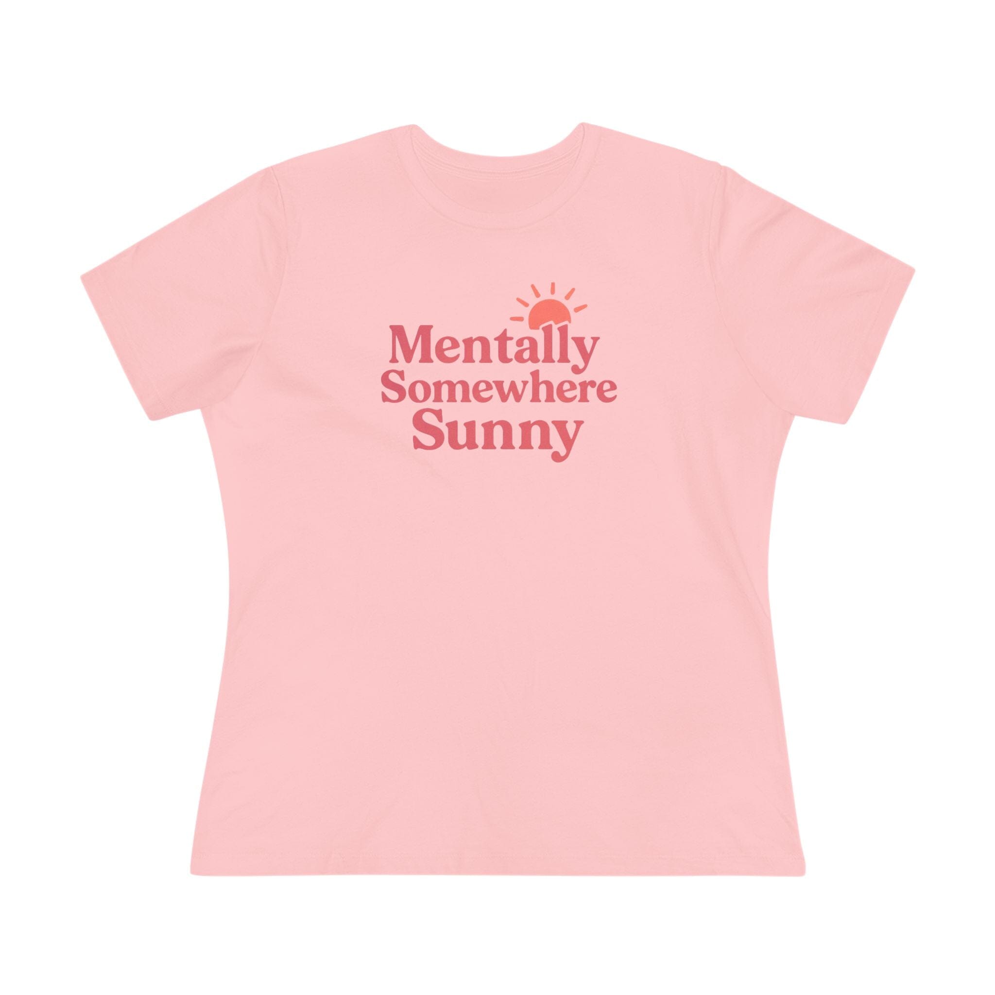 Mentally Somewhere Sunny (Coral) Anyway Socks Pink S 