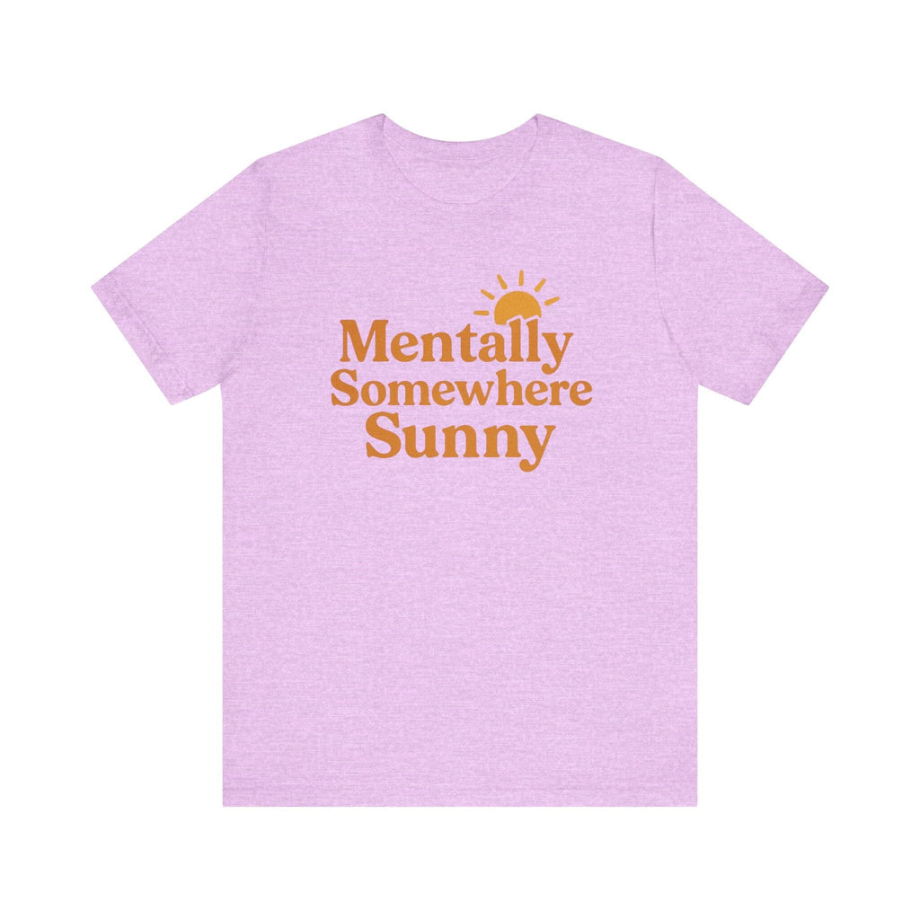 Mentally Somewhere Sunny (Golden) Anyway Socks Heather Prism Lilac S 