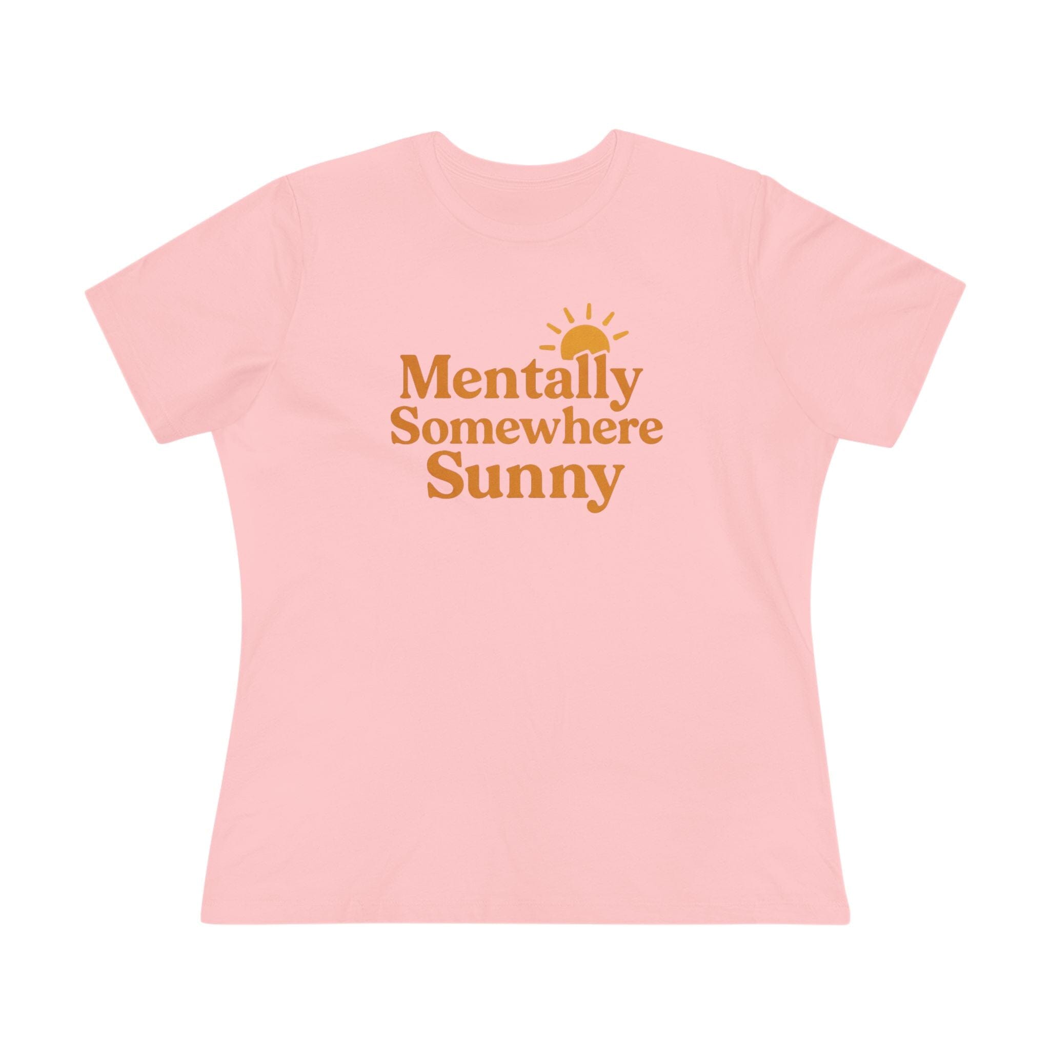Mentally Somewhere Sunny (Golden) Anyway Socks Pink S 