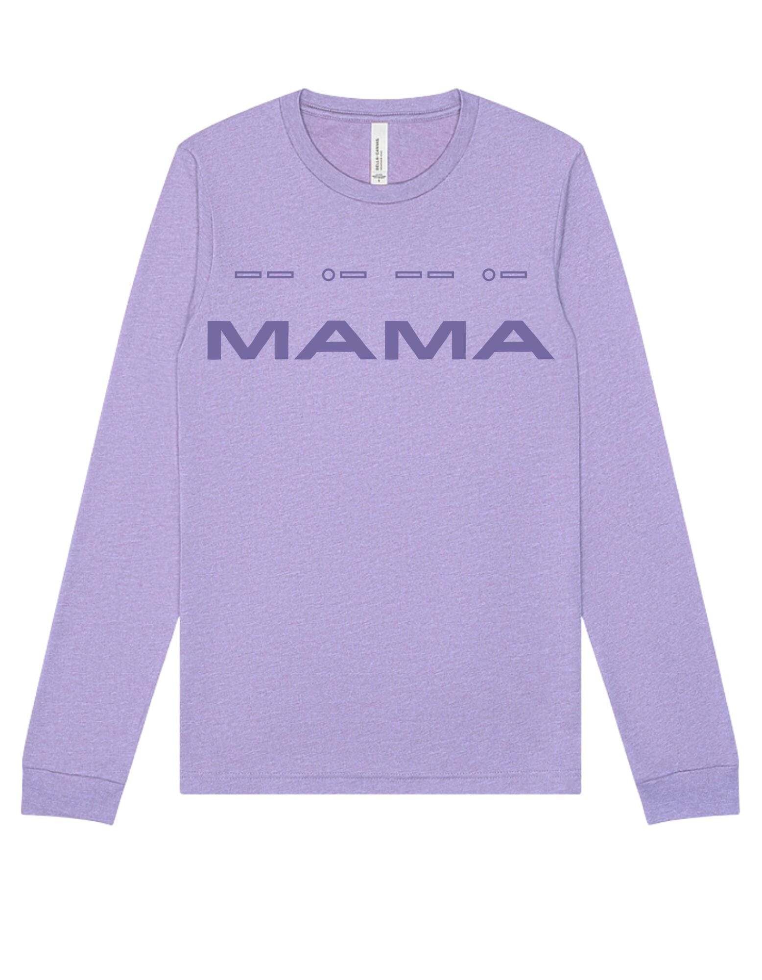 Morse Code: Mama Tee Anyway Socks 