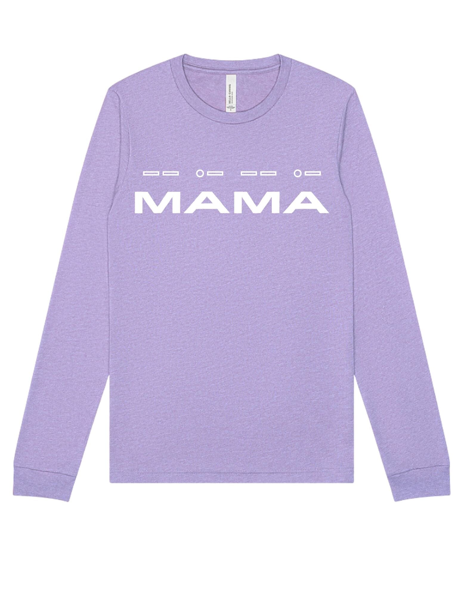 Morse Code: Mama Tee Anyway Socks 