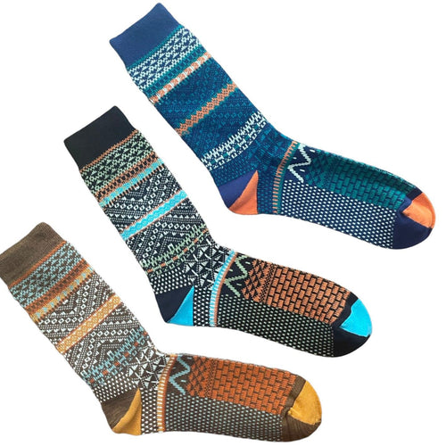 Men's Crew Socks - My Dad Owns a Yacht / Men's Shoe Size 6 to 12