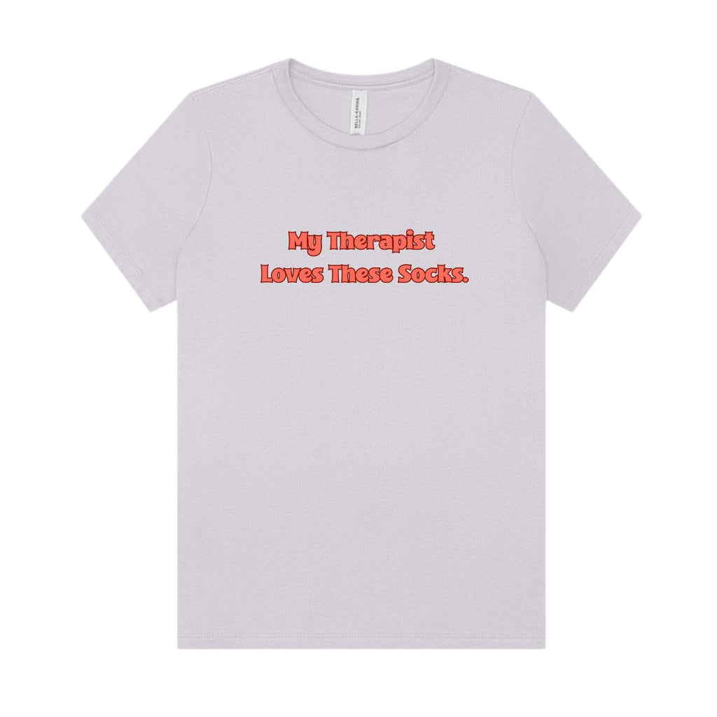 My Therapist Loves These Socks Anyway Socks Lavender Dust S 