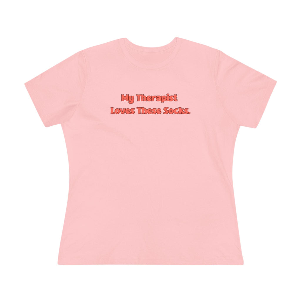 My Therapist Loves These Socks Anyway Socks Pink S 