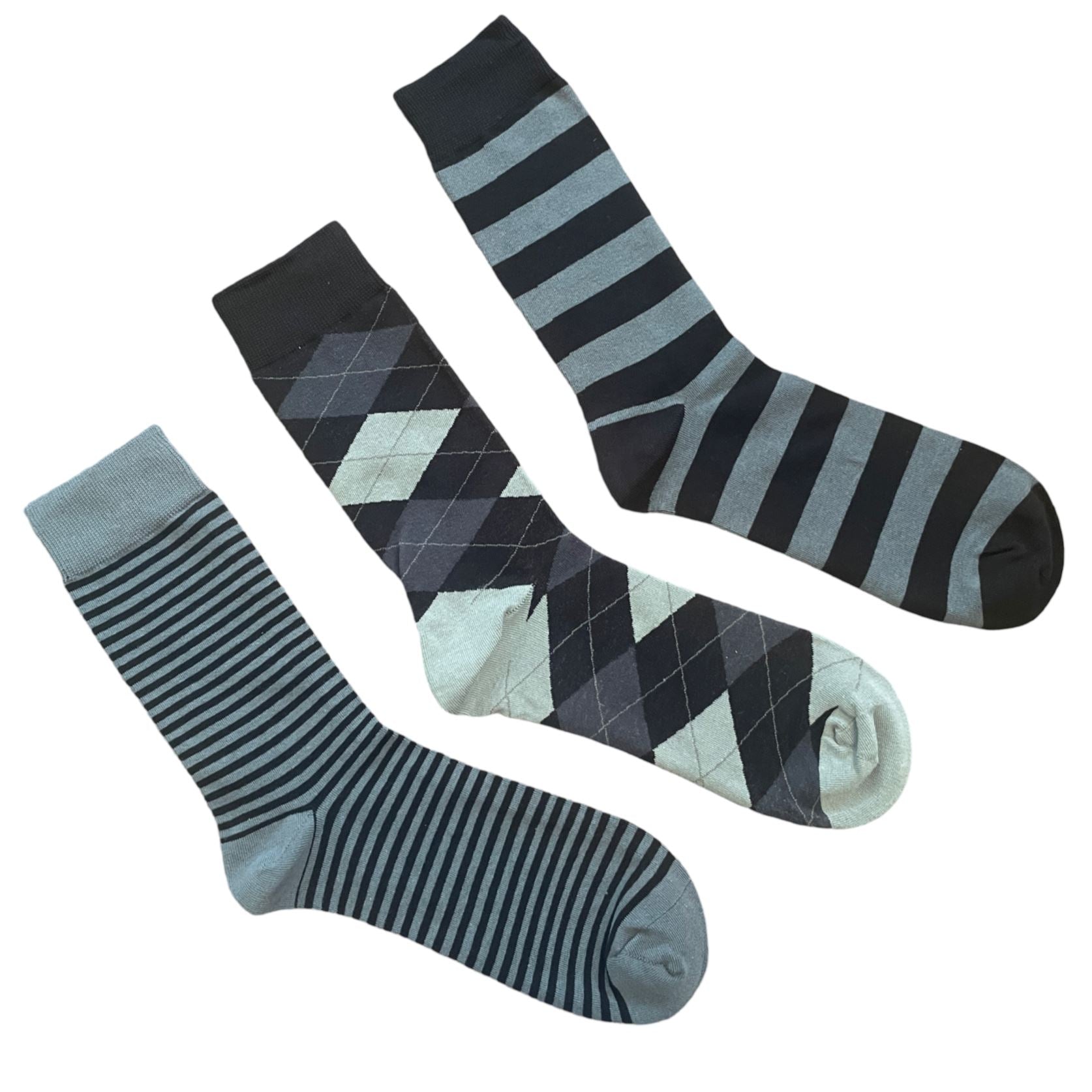 Old Fashioned mismatched men's crew socks | Anyway Socks