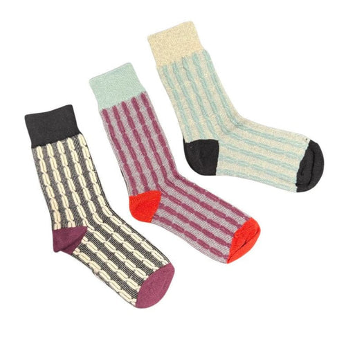 Women's Crew Socks - Preppy Goth / Women's Shoe Size 6 to 9