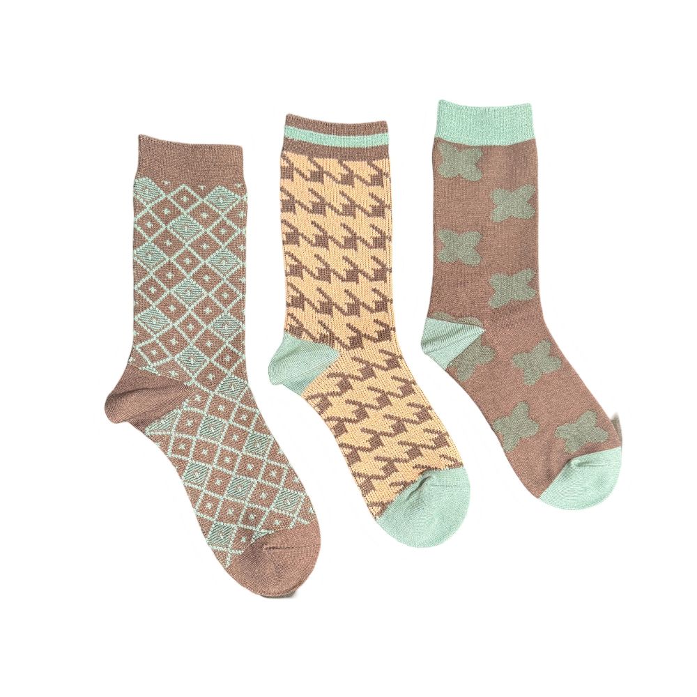 Sharp Wit mismatched women's crew socks | Anyway Socks
