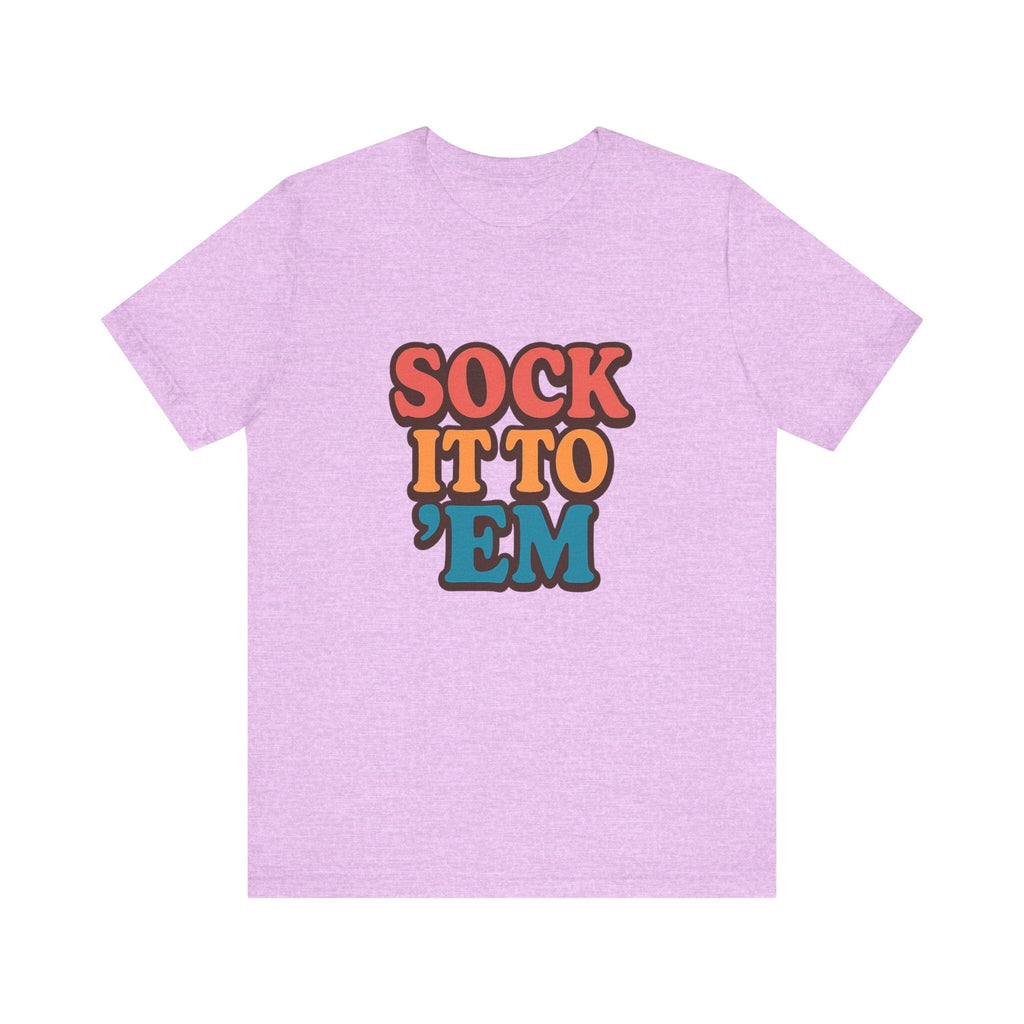 Sock It To 'Em Tee Anyway Socks Heather Prism Lilac S 