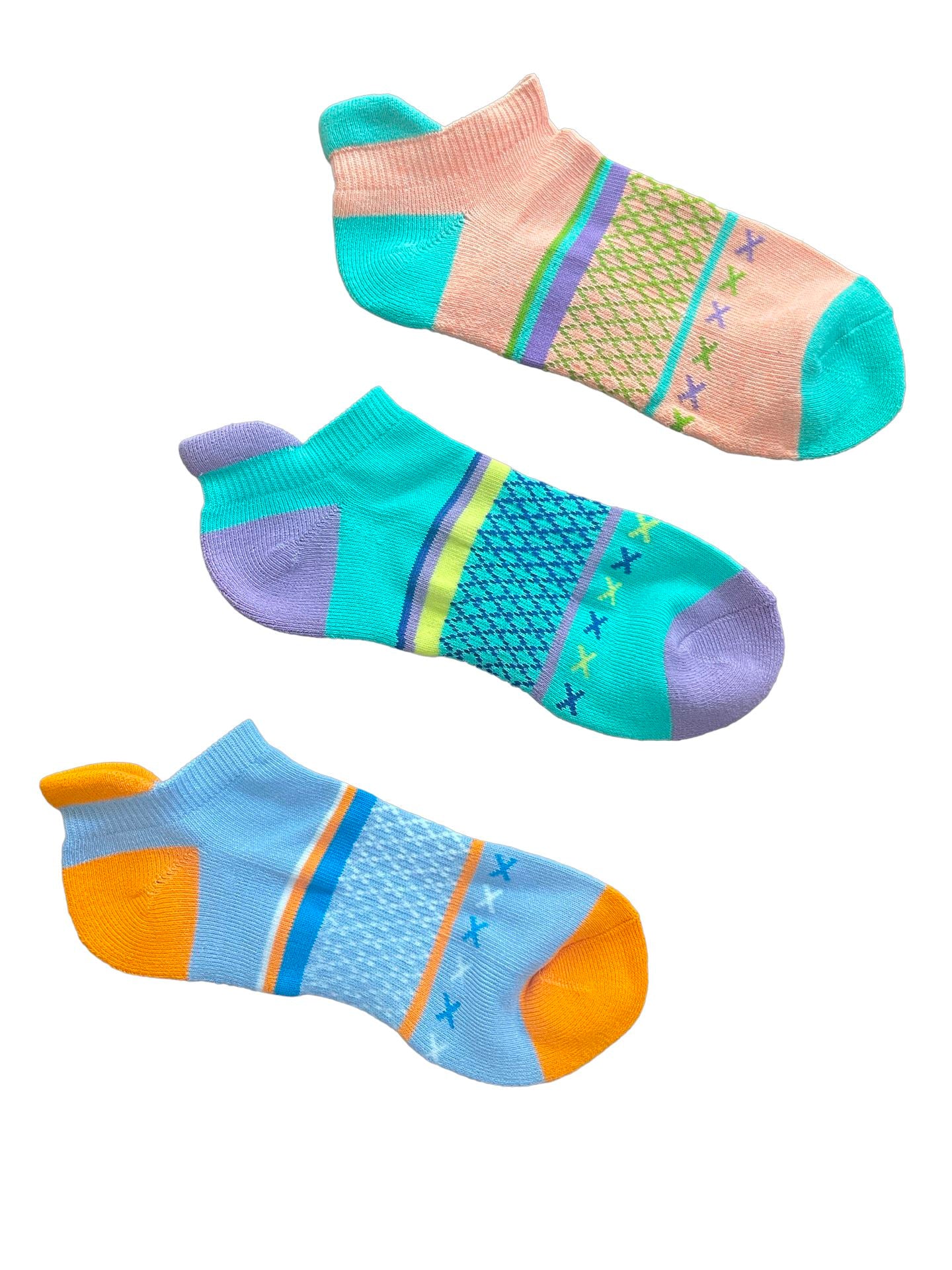 Walk This Way mismatched women's low cut socks | Anyway Socks