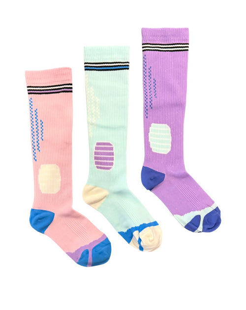Women's Compression Socks - Mixed Feelings / Women's Shoe Size 6 to 9